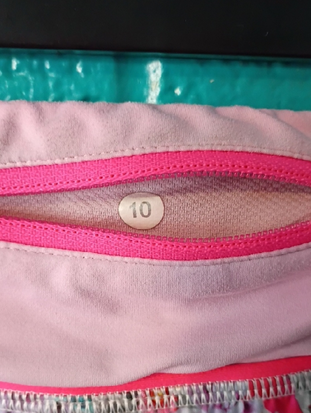 lululemon athletica Pink Floral Athletic Shorts - Picture 3 of 4